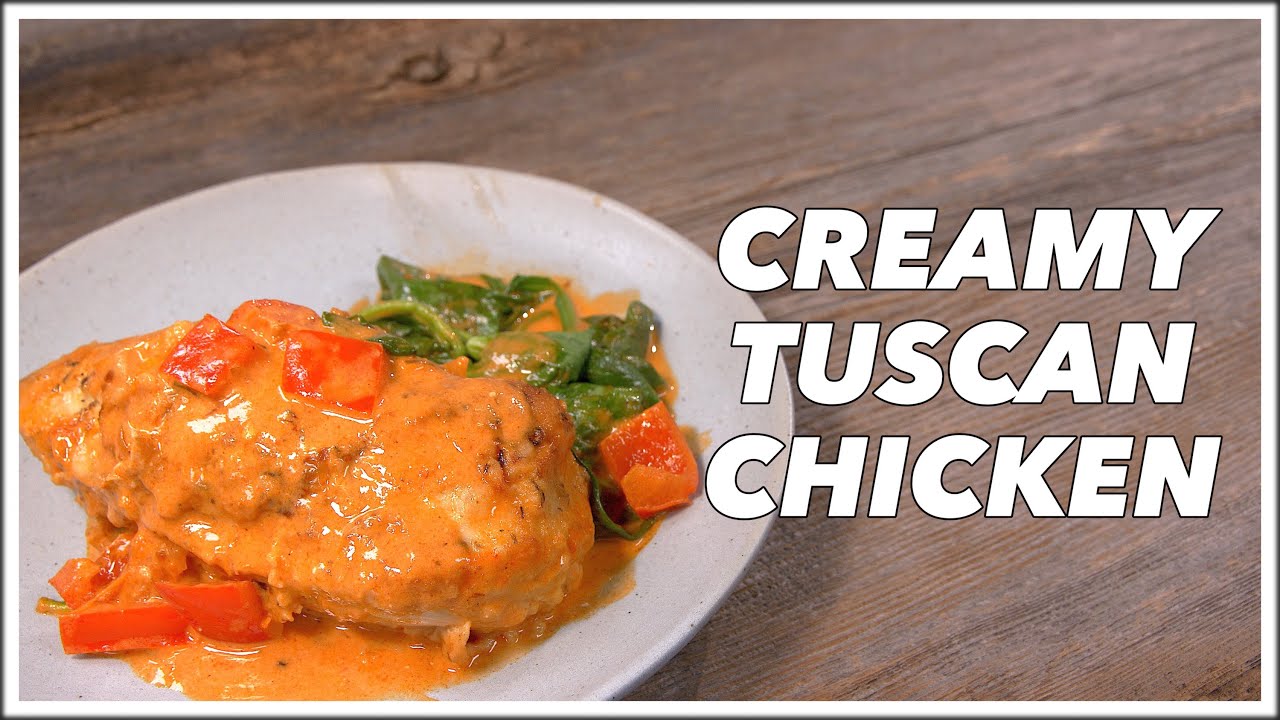 How To Cook Creamy Tuscan Chicken Recipe With Sun Dried Tomatoes - Glen And Friends Cooking