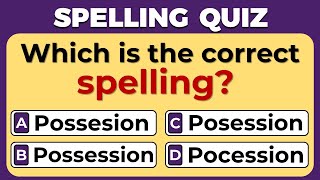 Spelling Quiz  CAN YOU SCORE 20/20? | Part #37