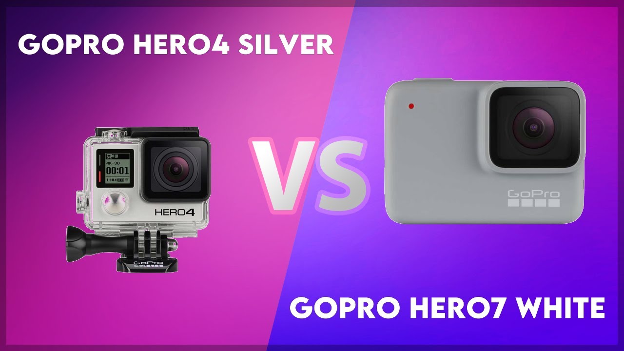 GoPro Hero4 Silver vs GoPro Hero7 White Technical Comparison