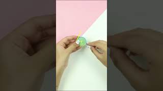 How to make Paper Pen | DIY Cute Candy Pen Decor | DIY Cute Paper Pen Decoration Idea #Shorts