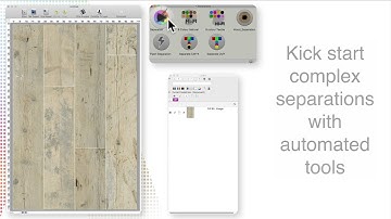 Colour Separations with AVA for Natural Surfaces
