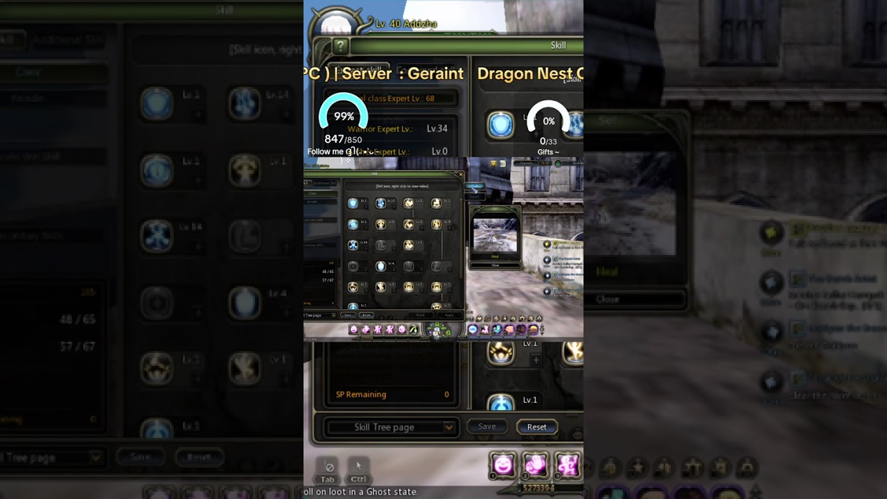 Dragon nest Classic PC | Paladin build | Crusader Path