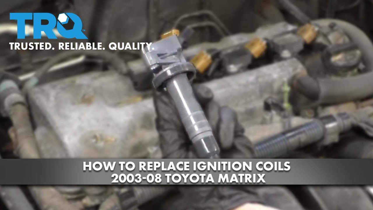 How to Replace Ignition Coils 2003-08 Toyota Matrix - YouTube