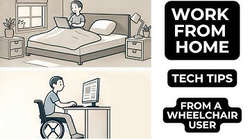 Work-from-home Accessibility Tips | Moonlight App | Remote Work as a Wheelchair User | Online Work