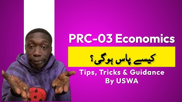 How to Pass PRC-03 Economics In First Attempt | By Uswa | #ICAP #PRC #CA