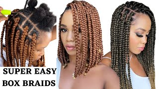 CAN’T GRIP BOX BRAIDS/ Try this  Step By Step /101 /Protective Style Tupo1