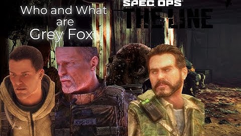 Spec Ops the Line: Lore - CIA OP Squad "Grey Fox"