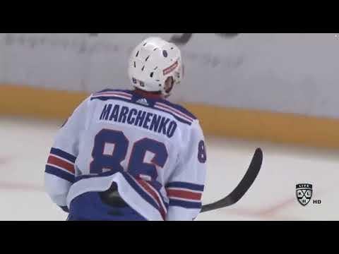 Kirill Marchenko #86 (Columbus Blue Jackets) first NHL goal Dec 11, 2022 