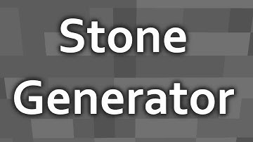 Minecraft - Stone Generator Tutorial