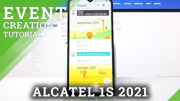 How to Add Event to Calendar on ALCATEL 1S 2021 – Use Calendar