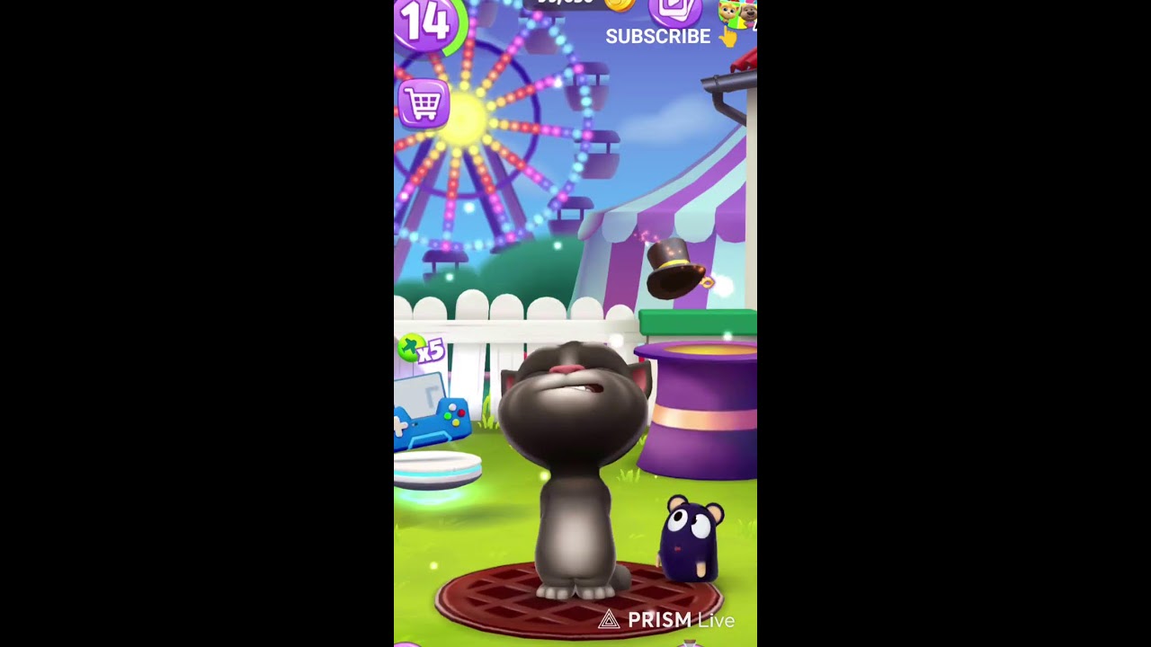 Live streaming of talking Tom snak