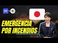 Emergencia en Iwate: El fuego arrasa 400 hectáreas y amenaza zonas residenciales 🚨🏔️