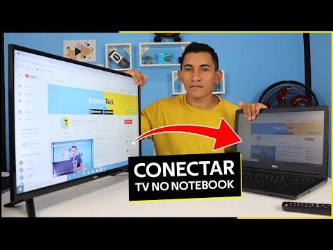 Como conectar a TV no Notebook com cabo HDMI (Tutorial Simples)