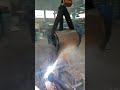 REPAIRING EXCAVATOR'S LINKAGE USING MIG WELDING PROCESS IN MECHANICAL WORKSHOP HELD WITH CRANE