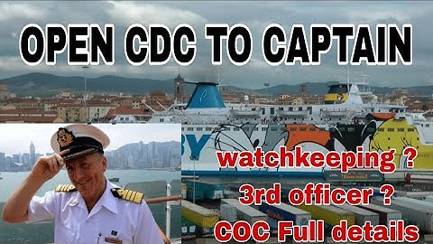 how we can become officer with open cdc || OPEN CDC FULL INFORMATION VIDEO || merchant Navy ||