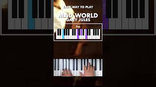 ‘Mad World’ Easy Piano Chords pianotutorial
