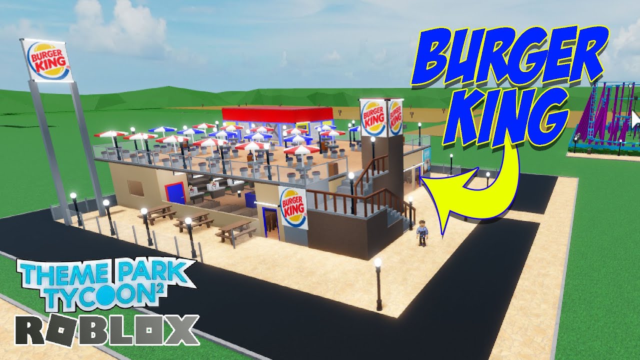 Construyo un Burger King! Theme Park Tycoon 2 Roblox (Ep. 9) YouTube