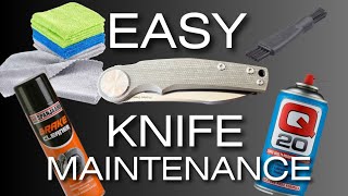 FAST & EASY KNIFE MAINTENANCE ROUTINE (Perfect for D2 blades)