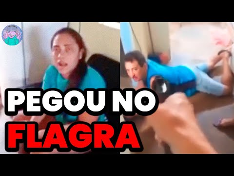 HOMEM PEGA  ESPOSA NO FLAGRA COM AMANTE DENTRO DE SUA CASA