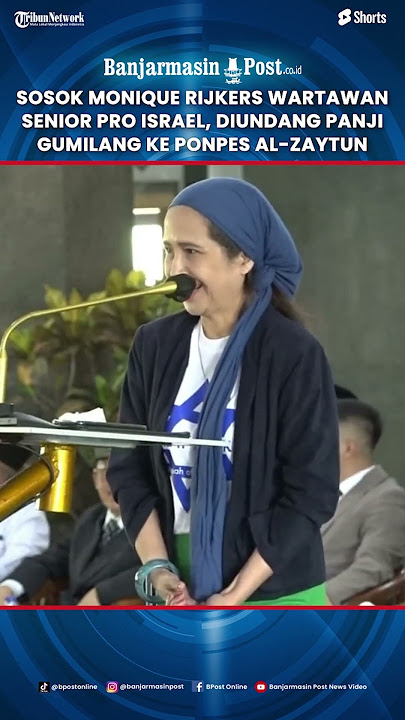 Sosok Monique Rijkers Wartawan Senior Pro Israel, Diundang Panji Gumilang ke Ponpes Al Zaytun