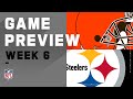 Cleveland Browns vs. Pittsburgh Steelers | NFL Week 6 Game Preview