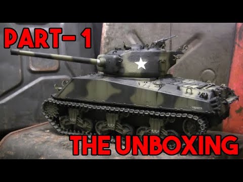 1/16th scale RC Taigen M4A3(76) Sherman tank model rebuild part 1