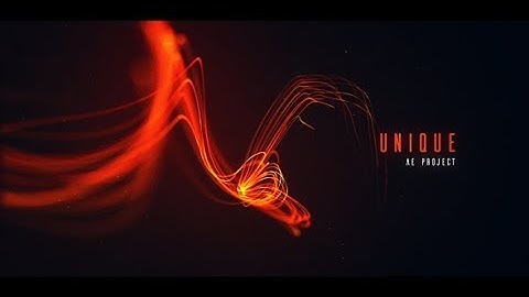 After Effects Template: Particle Titles | Trails