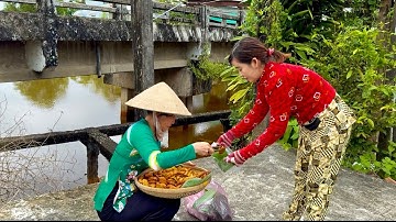 Hai Chị Em Chiên Bánh Chuối Đem Bán Cho Bà Con Quanh Xóm•HRUM |#88