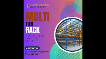Maximize Warehouse Space with Multi-Tier Racks Built for Strength & Efficiency #MultiTierRacks #rack