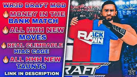 WR3D 2K21 NEW DRAFT MOD LINK DESCRIPTION