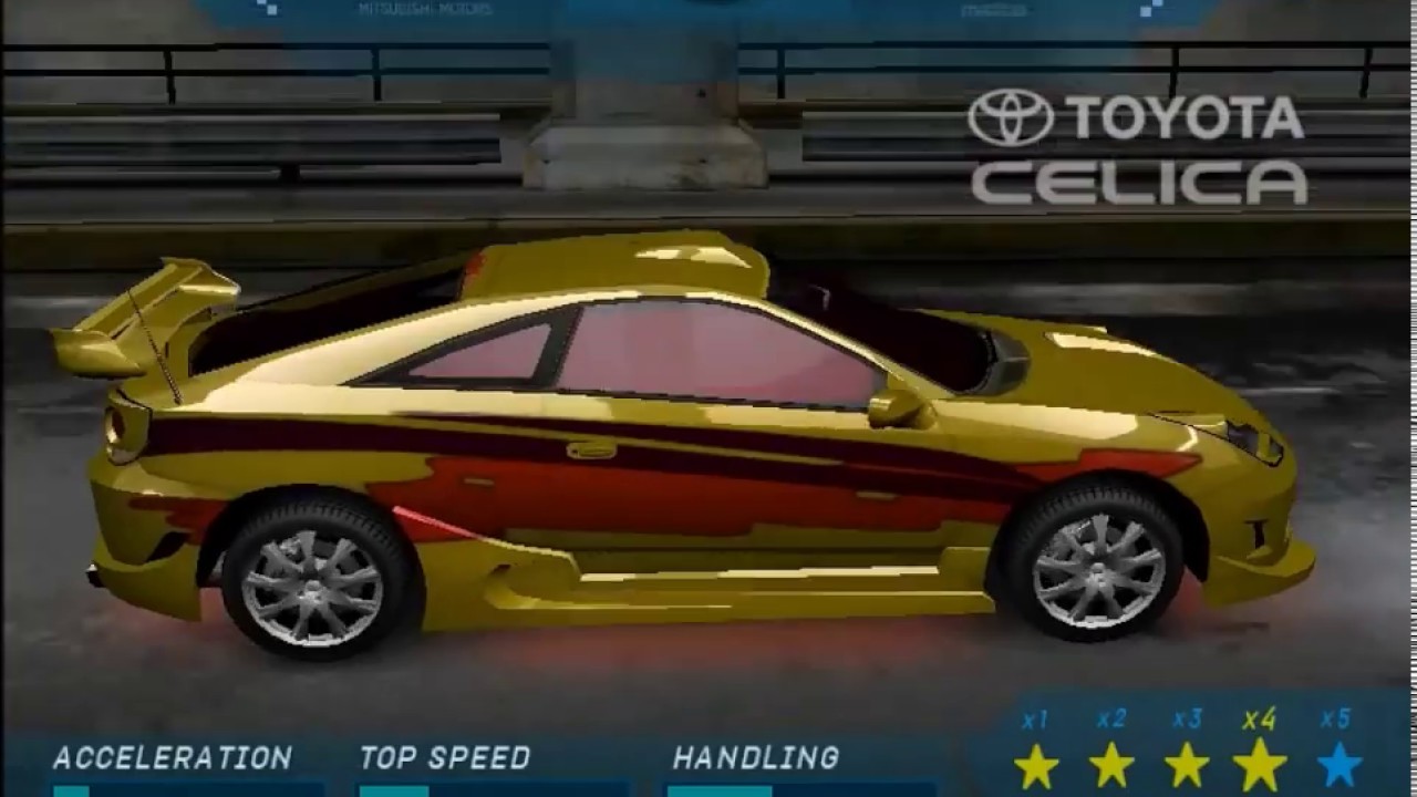 Toyota celica nfs