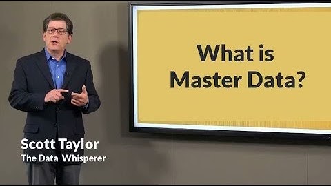 What is Master Data? A simple explanation (Taylor