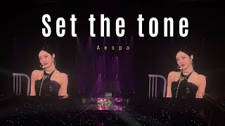 Set the tone - Aespa (Synk parallel line in BKK day1 240928)