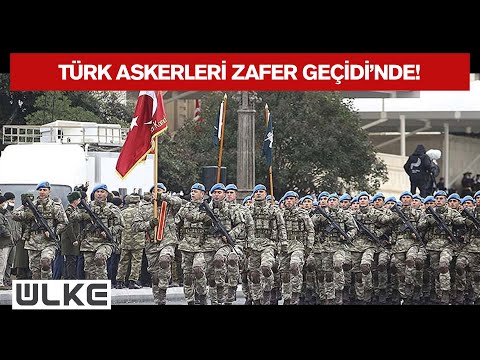 Türk Askerleri Ayak Sesleriyle Yeri Göğü İnletti!