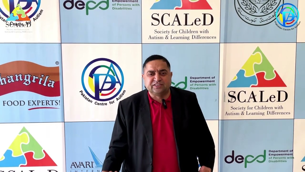 Mr. Abid Lashari on PCA’s Autism Awareness Seminar