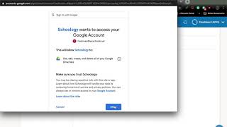 Schoology - Adding Google Drive to Resources