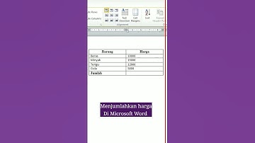 Cara Menjumlahkan Harga di Microsoft Word