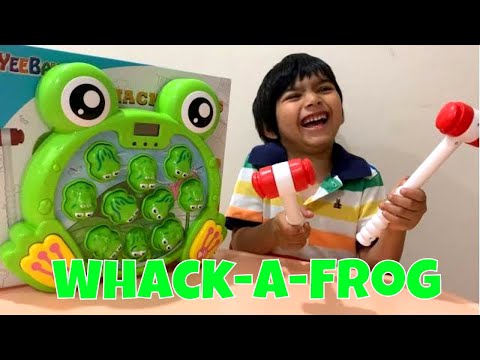 Whack A Frog! Who knew pounding, whacking, hammering, frogs was so much  fun. Lets whack-a-frog good! 