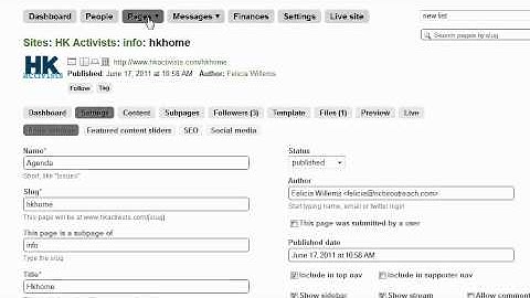 Accessing Content on Nationbuilder