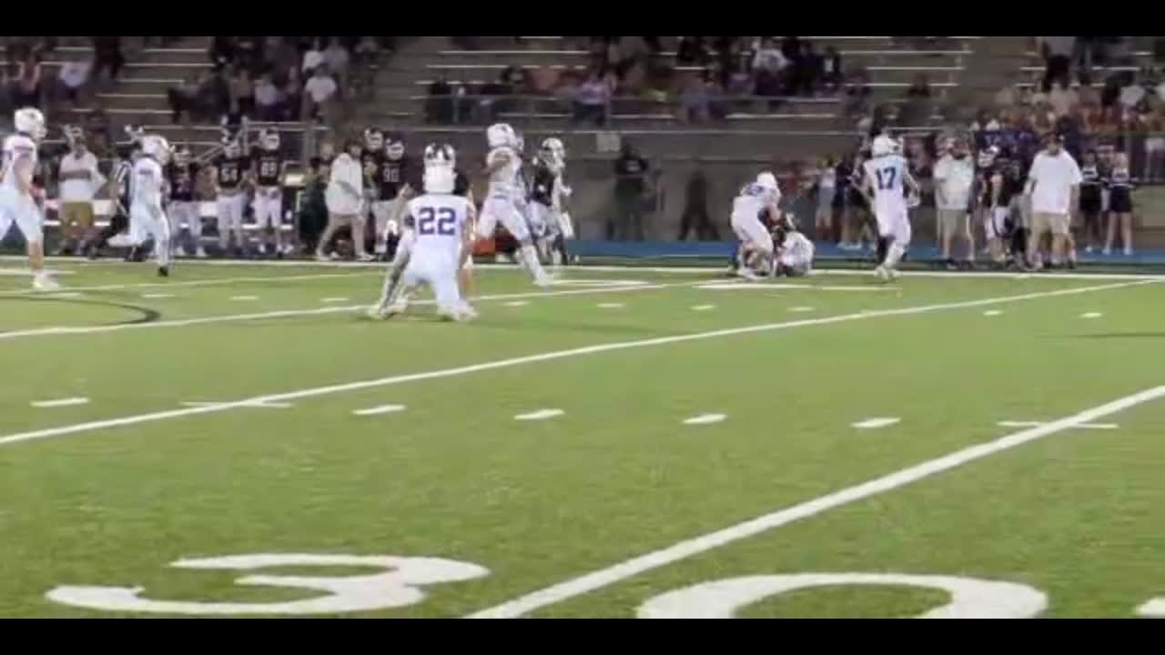 Deztin McMurrin first down