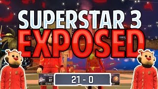 NBA 2K17 - SUPERSTAR 3 EXPOSED! 21-0! DROPPED THEM OFF!