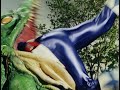 Terror Toad Swallows Billy Cranston the Blue Ranger