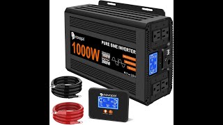Novopal 1000 Watt 12 Volt To 110 Volt Inverter Review - Pros Cons - Novopal 1000 Watt Inverter