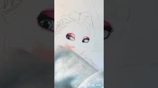 디즈니 겨울왕국 엘사/drawing disney elsa shorts