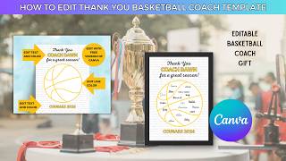 How to Edit the Canva Basketball Coach Thank You Gift Template