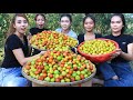 Fresh jujube fruit in my homeland eating with chili salt - jujube fruit