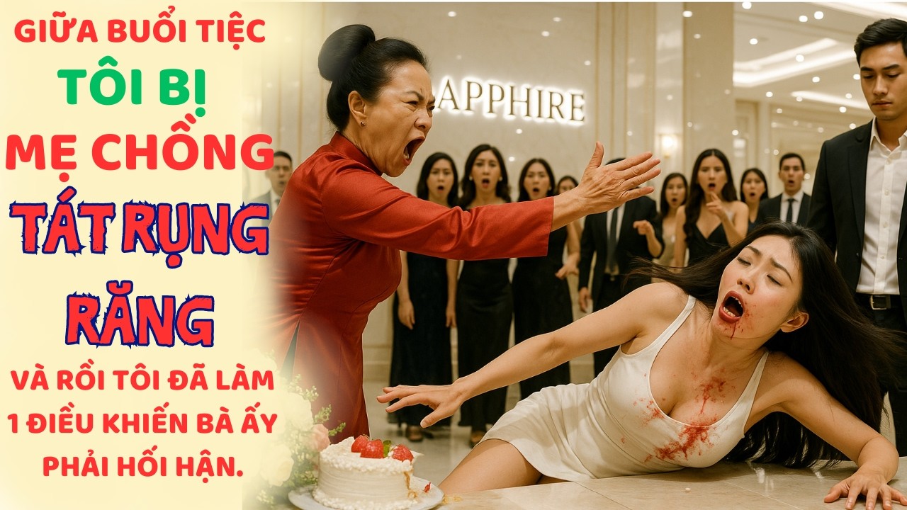 Outline Video Mẹ Chồng Tát Rụng Răng CON DÂU Giữa Bữa Tiệc - Sau Đó Cô Làm 1 Việc Khiến Bà Phải Hối Hận