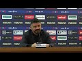 Lazio-Napoli 1-0, la conferenza di Gattuso