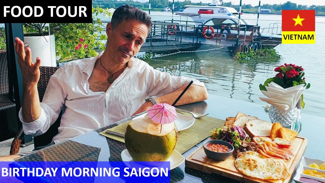 My Birthday Morning by the Saigon River at Sunrise in Vietnam 🇻🇳