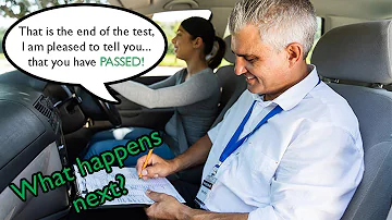 Can you test drive a car straight after passing your test?